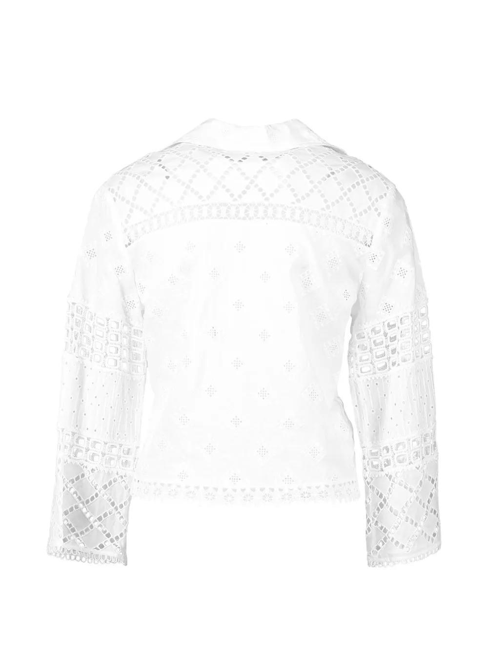 Temptation Positano embroidered blouse - Wit