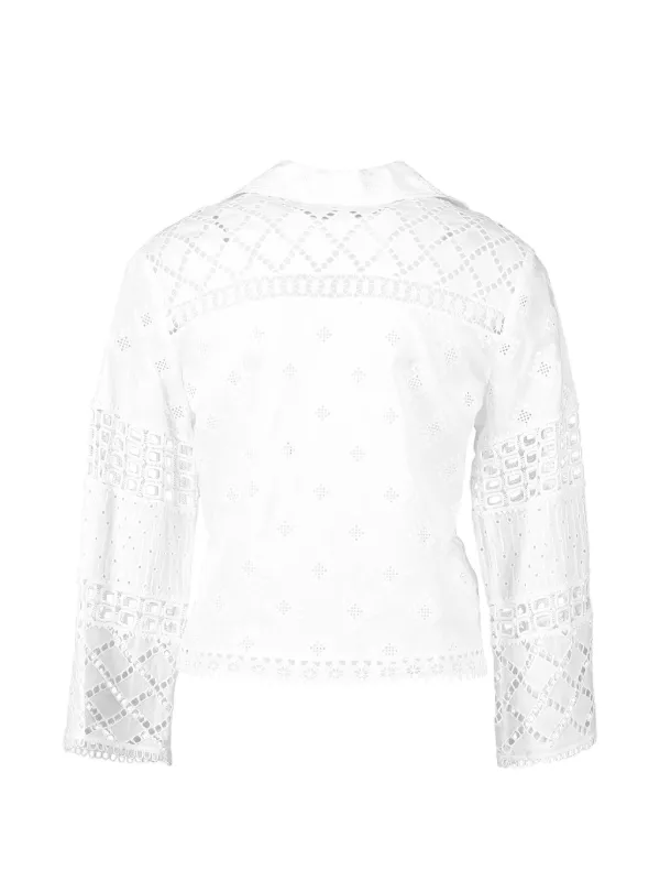 Temptation Positano エンブロイダリー ブラウス | ホワイト | FARFETCH JP