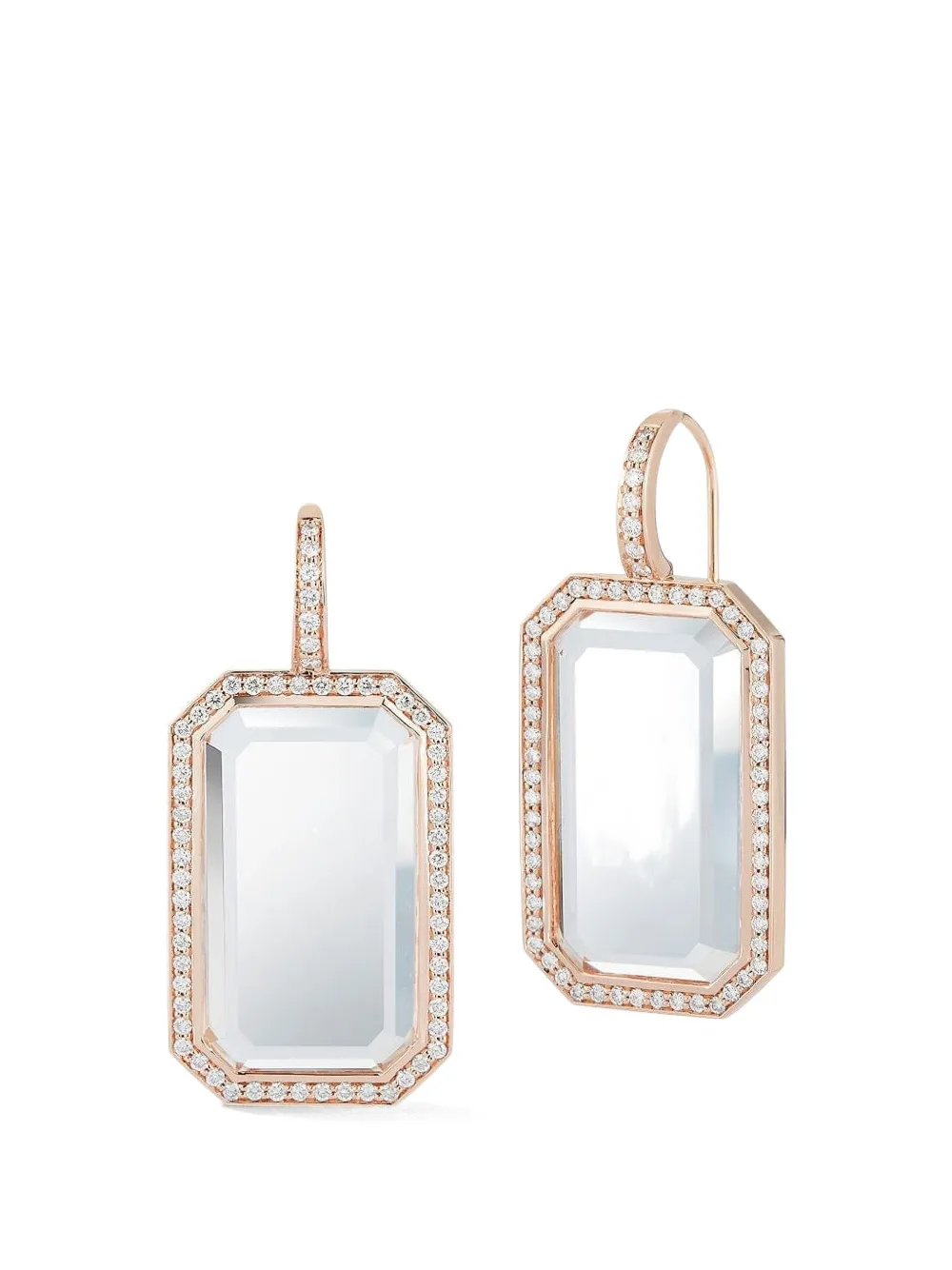 Walters Faith crystal and diamond earrings - Rosa