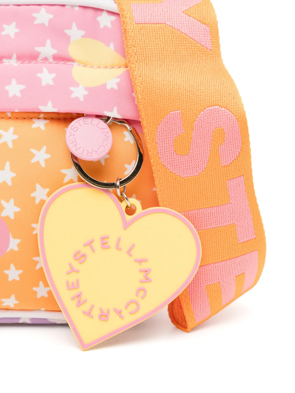 Stella McCartney Kids Schoudertas met sterrenprint Oranje