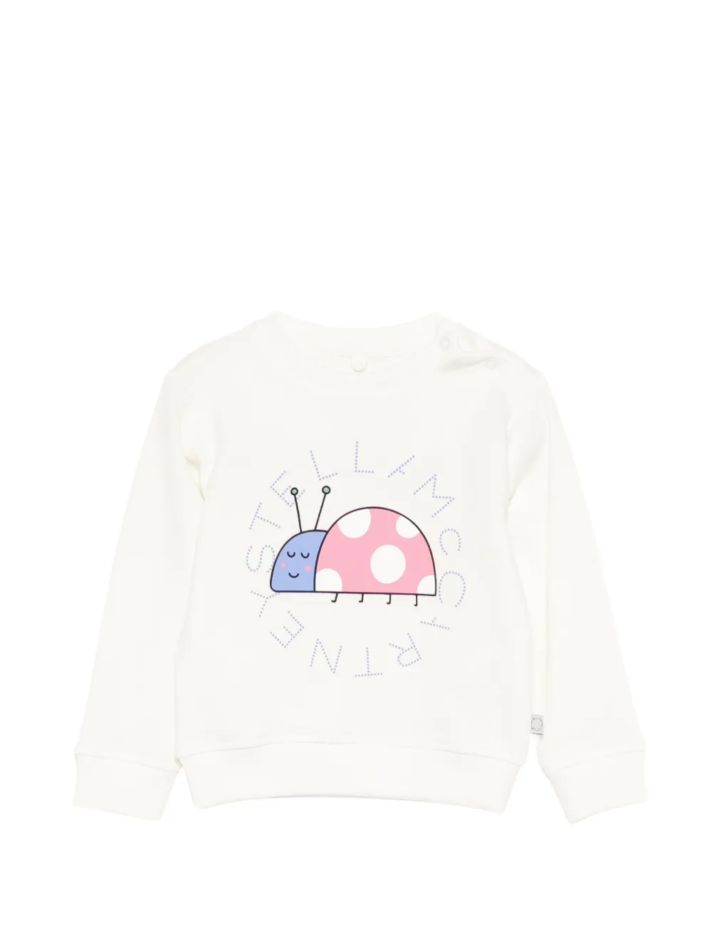 Stella McCartney Kids Felpa con stampa - Bianco
