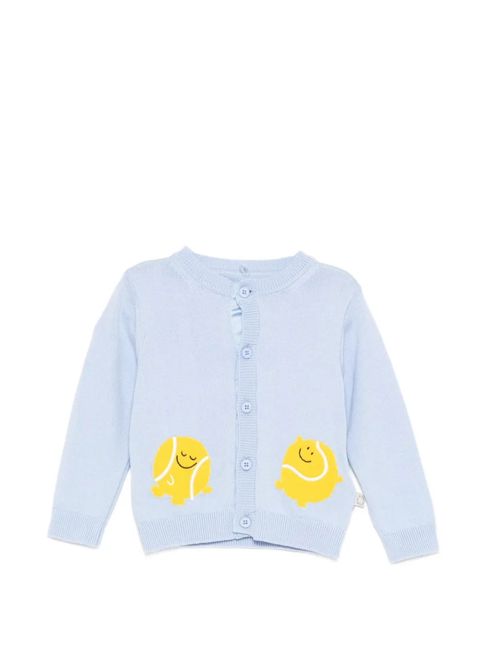 Stella McCartney Kids tennis-motif cardigan - Blu