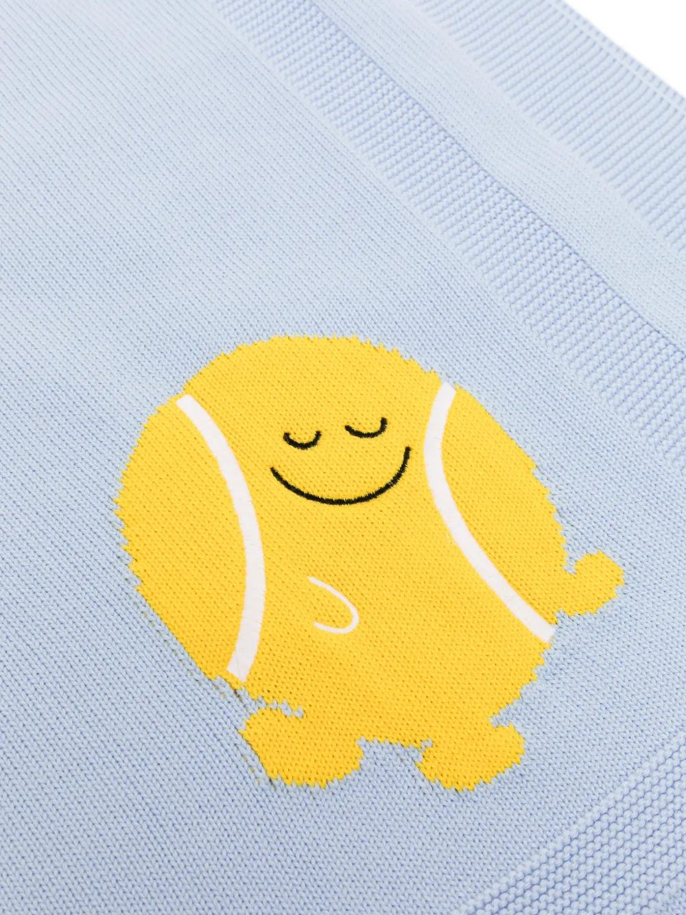  Stella Mccartney Kids Tennis-embroidered Blanket - Blue 