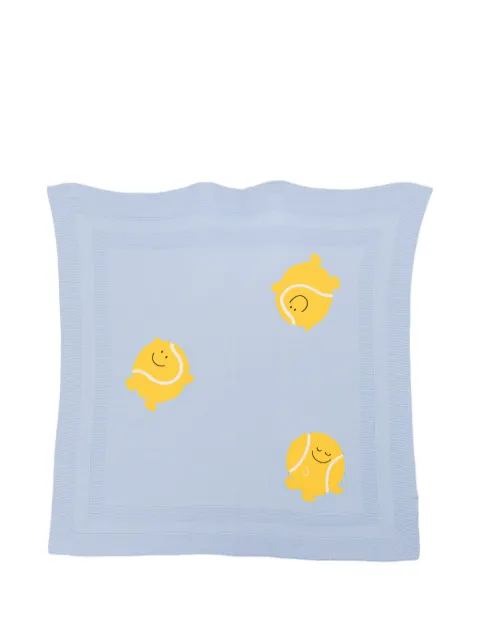 Stella McCartney Kids tennis-embroidered blanket