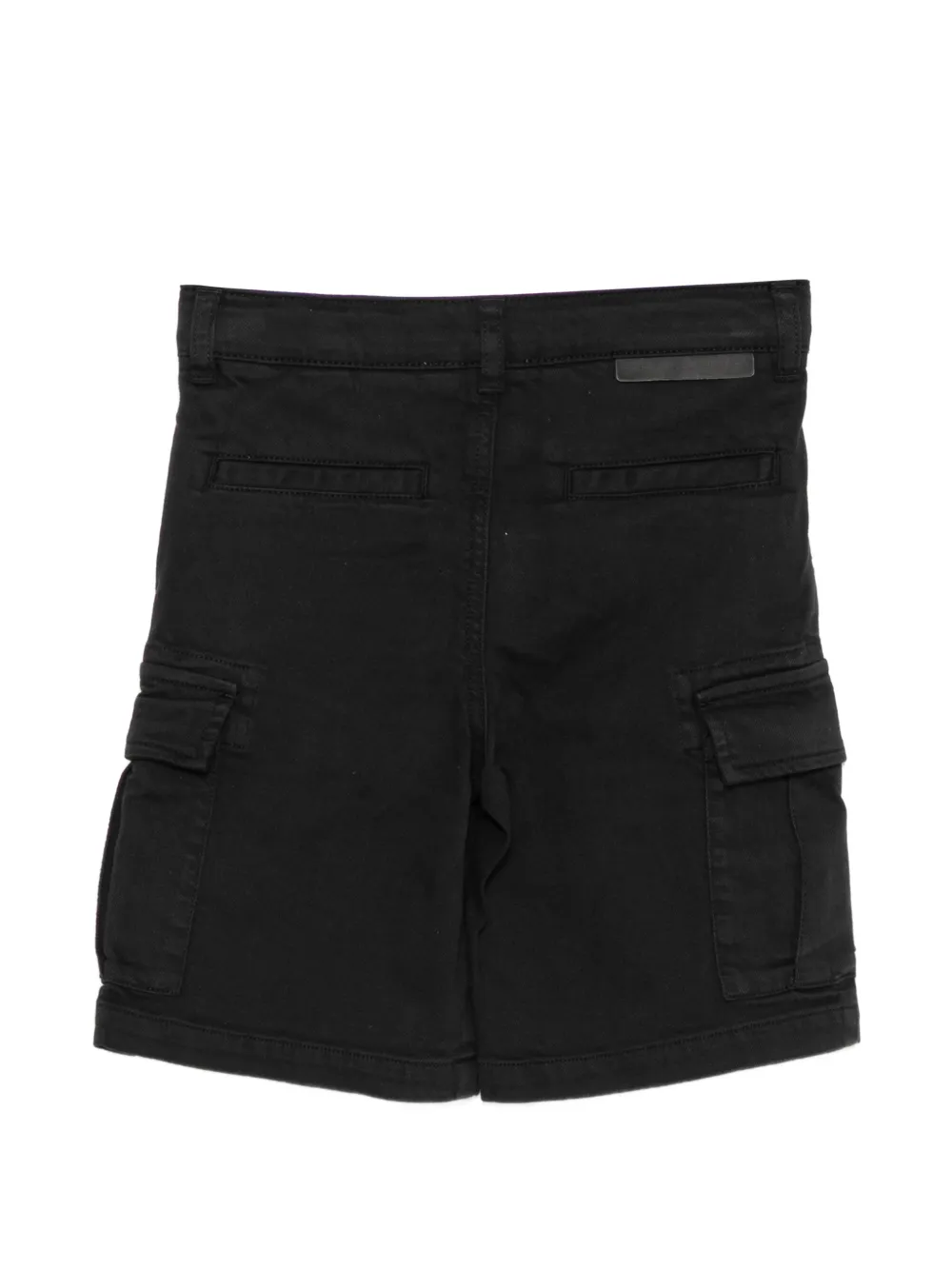  Stella Mccartney Kids Logo-patch Cargo Shorts - Black 