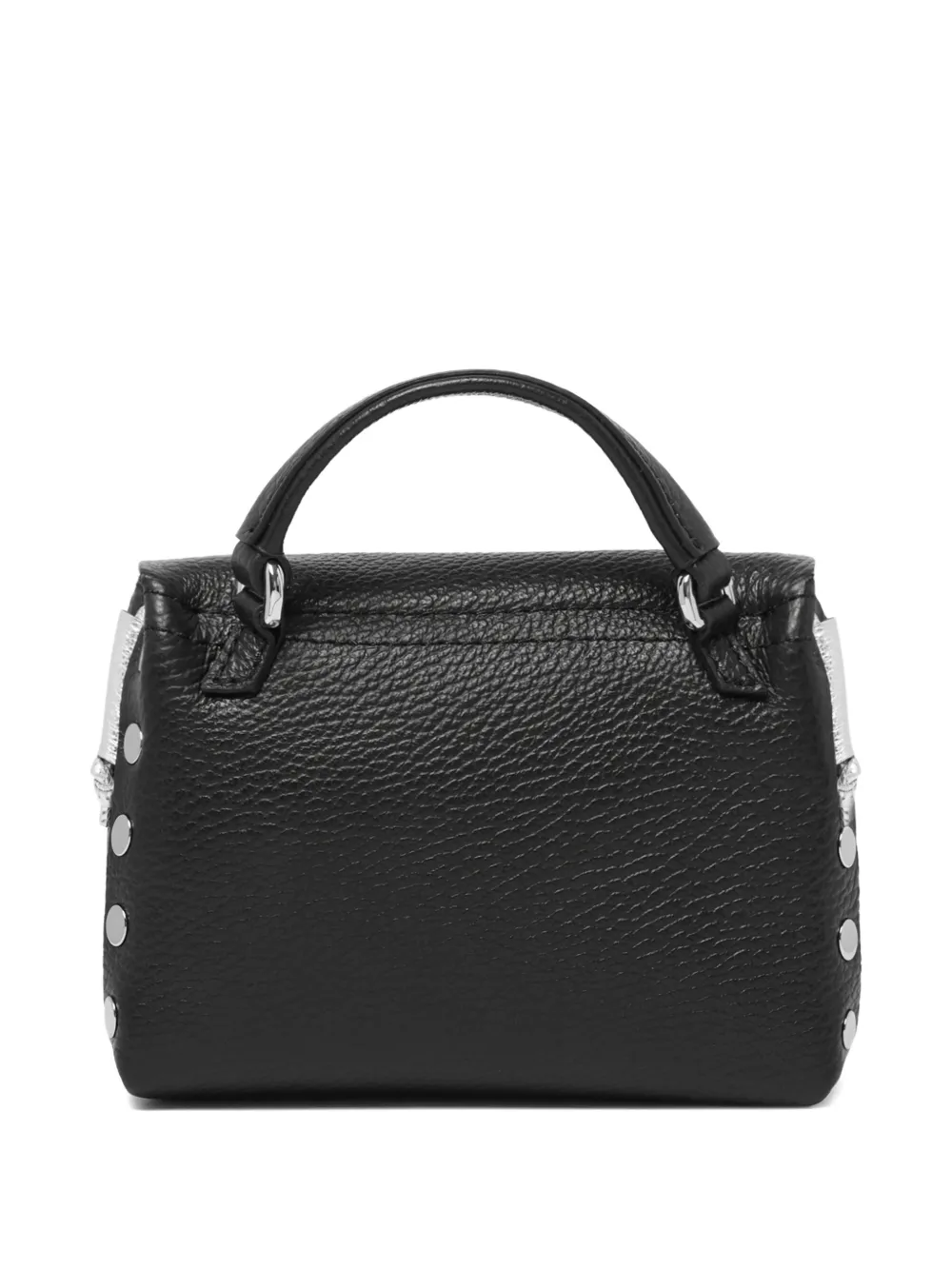 Zanellato studded top-handle tote bag - Zwart