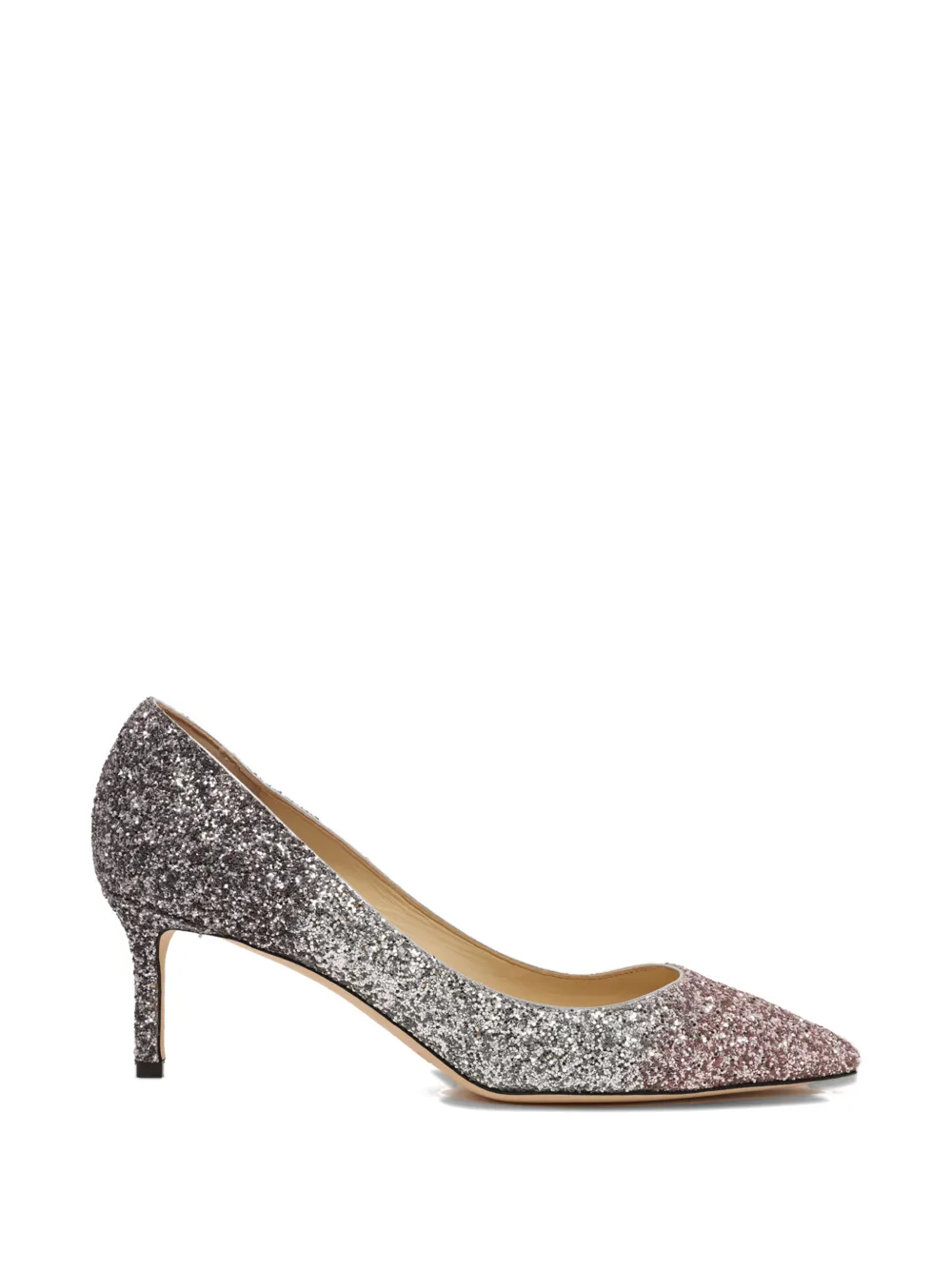 Jimmy Choo Pumps met kristallen hak Zilver