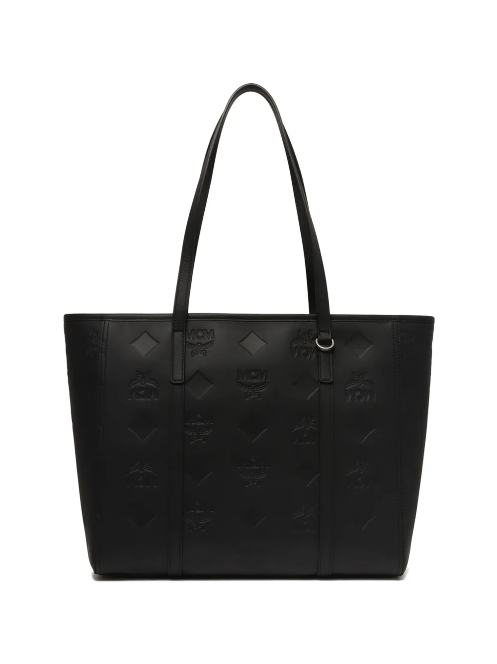MCM medium Toni Monogram leather tote bag - Nero