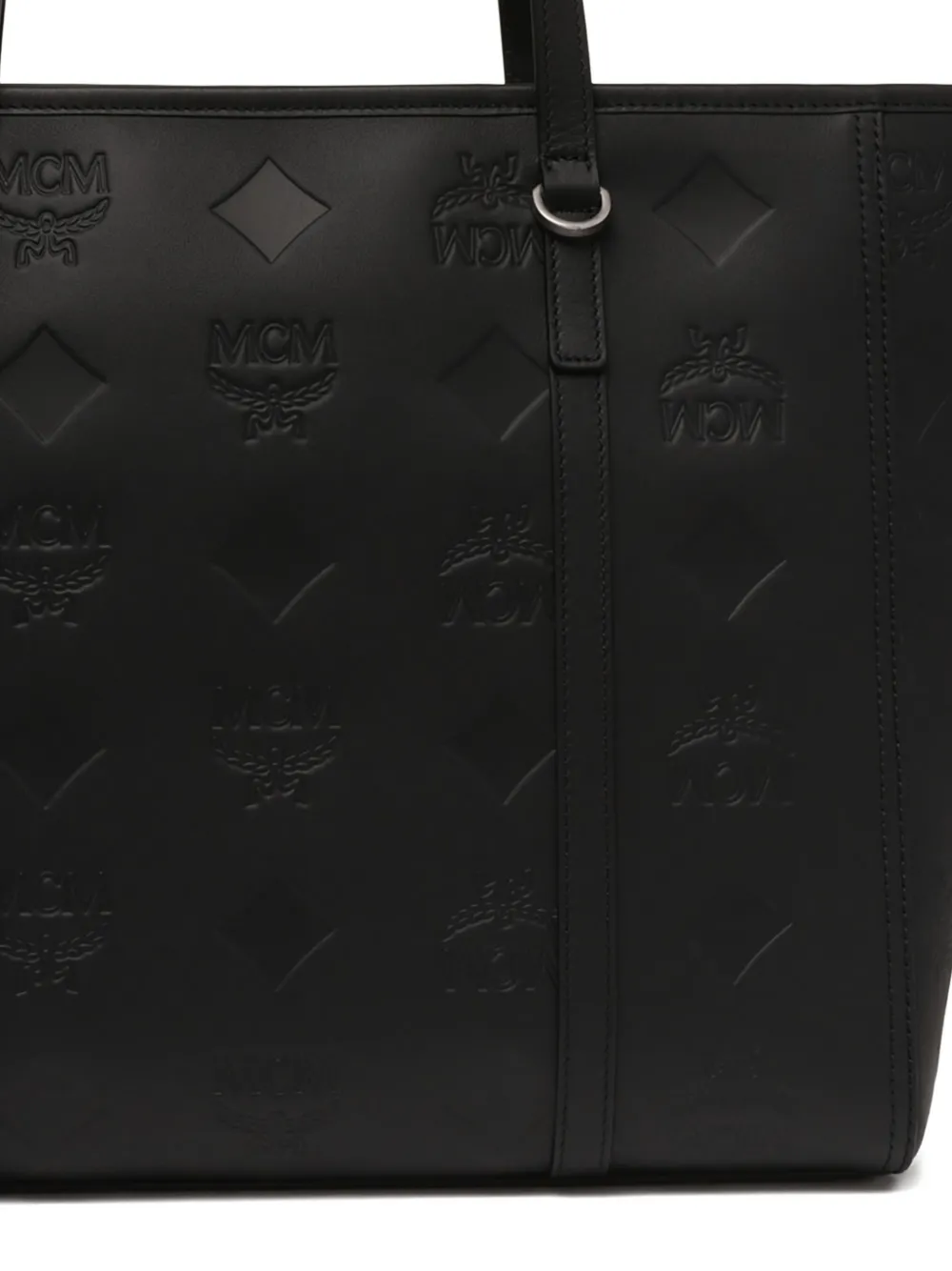 MCM Medium Toni Monogram leren shopper Zwart