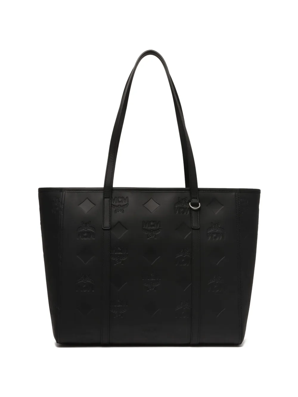 MCM medium Toni Monogram leather tote bag - Nero