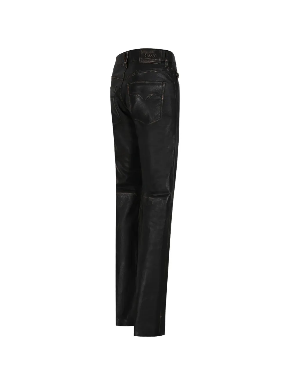  Versace Button-fastening Trousers - Black 
