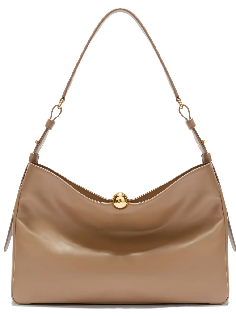 Furla large Sfera Soft leather shoulder bag - Beige