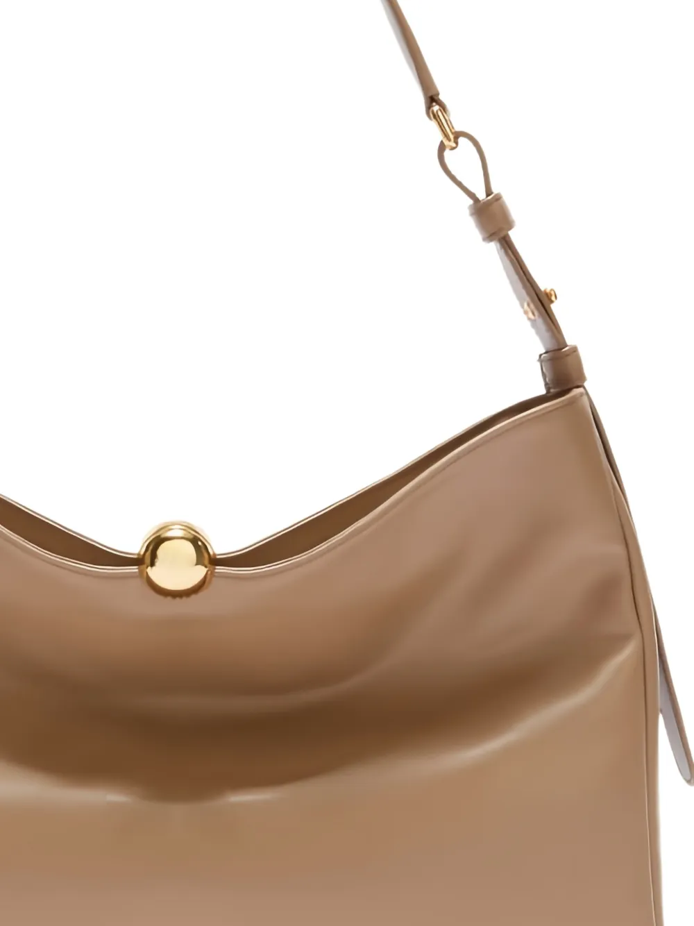  Furla Large Sfera Soft Leather Shoulder Bag - Neutrals 