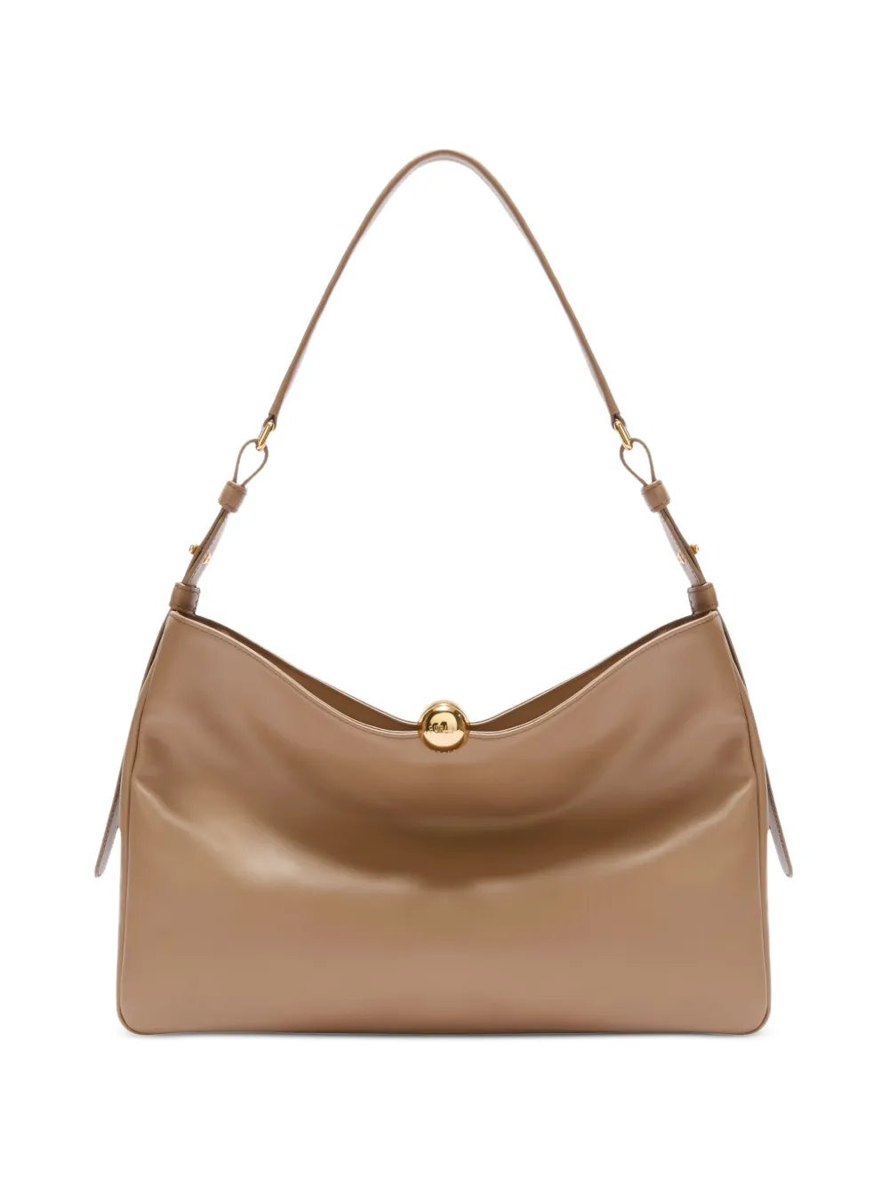 Furla large Sfera Soft leather shoulder bag - Toni neutri