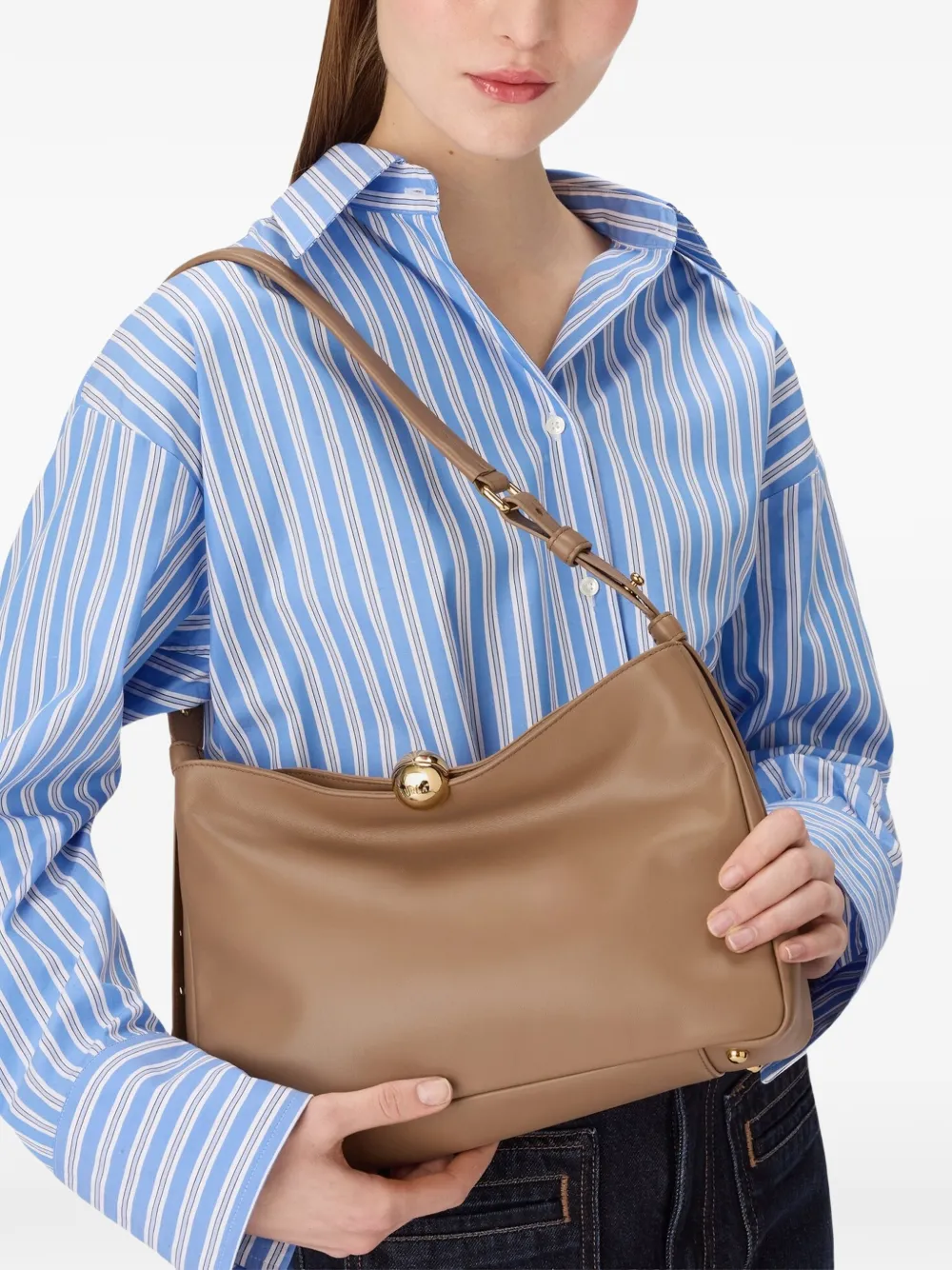 Furla sphere-detail shoulder bag - Toni neutri