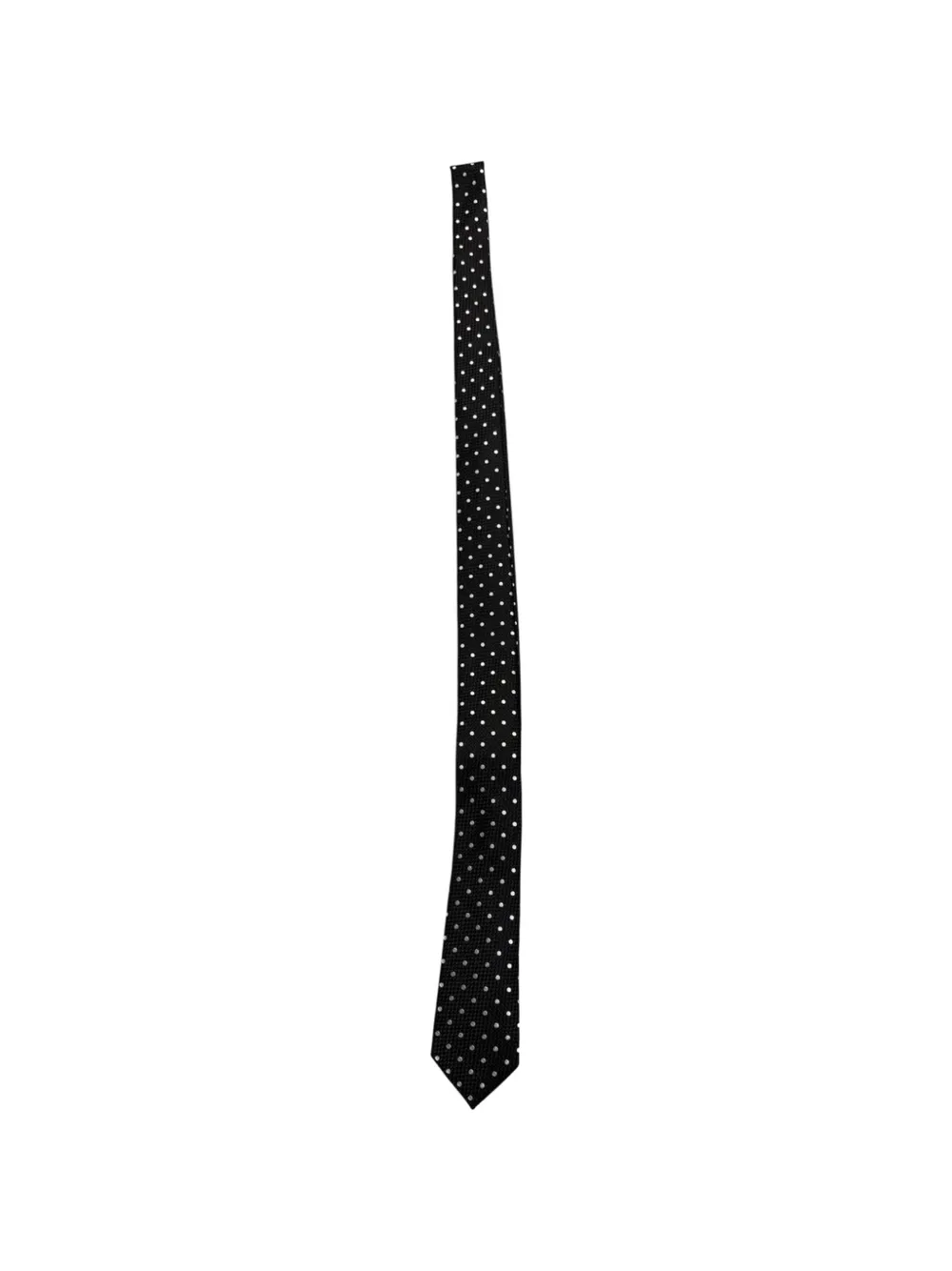 TOM FORD polka dot tie - Nero