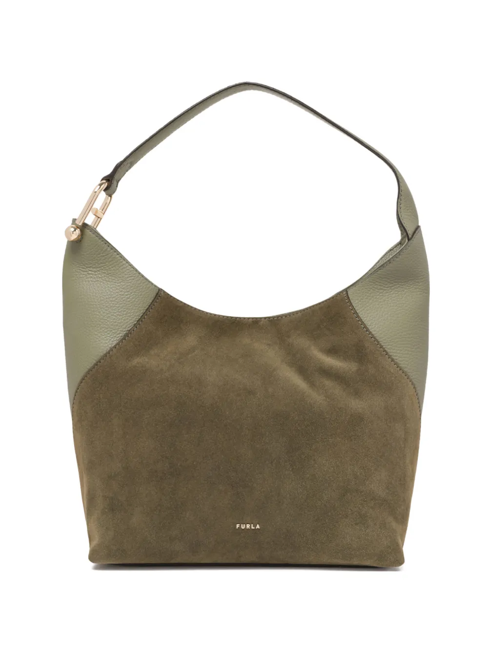 Furla L Lara logo-detail tote bag - Verde