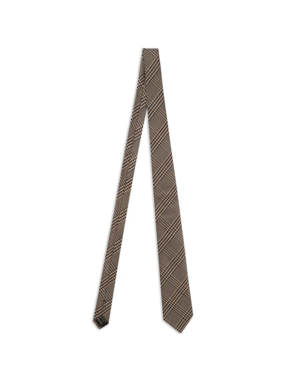 TOM FORD checked tie - Marrone