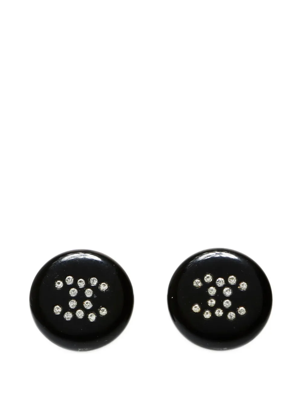 CHANEL Pre-Owned 2005 CC earrings - Schwarz