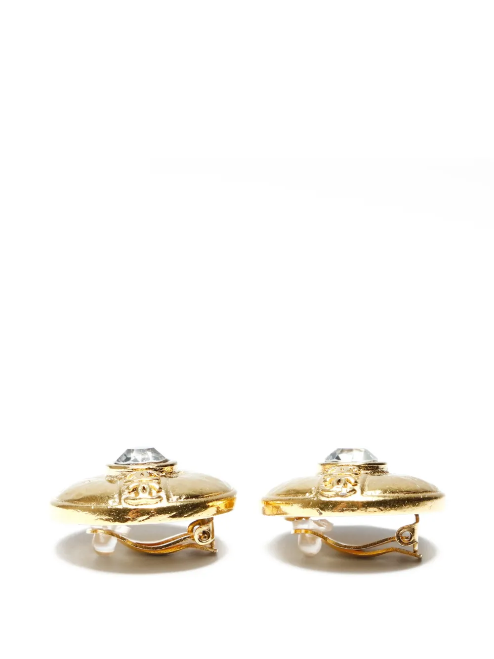 1988 Cc Rhinestone Earrings