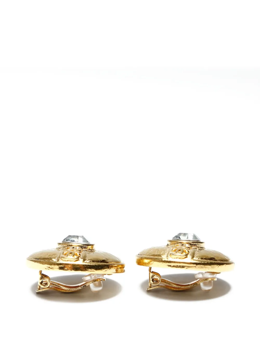 1988 Cc Rhinestone Earrings