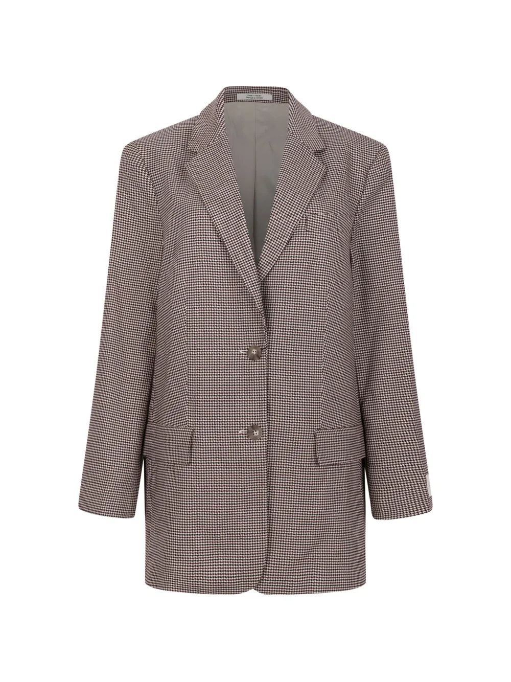 Calvin Klein Blazer a quadri con bottoni - Marrone