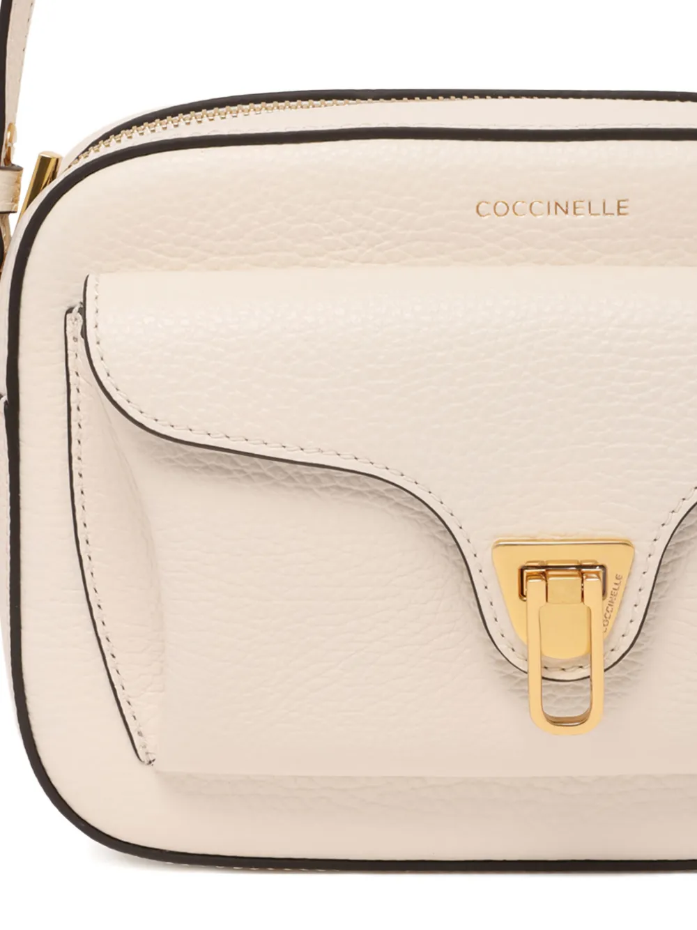 Coccinelle Crossbodytas met logodetail Wit
