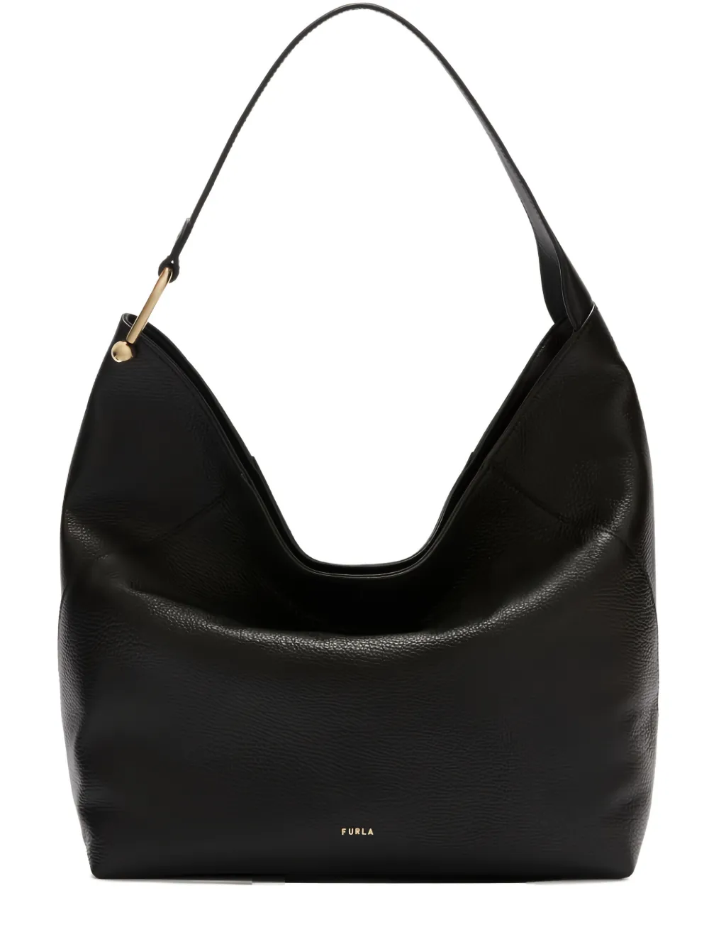 Furla L Lara gold-tone-hardware tote bag - Zwart