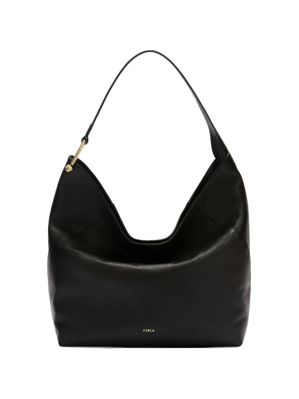 Furla L Lara gold-tone-hardware tote bag - Nero