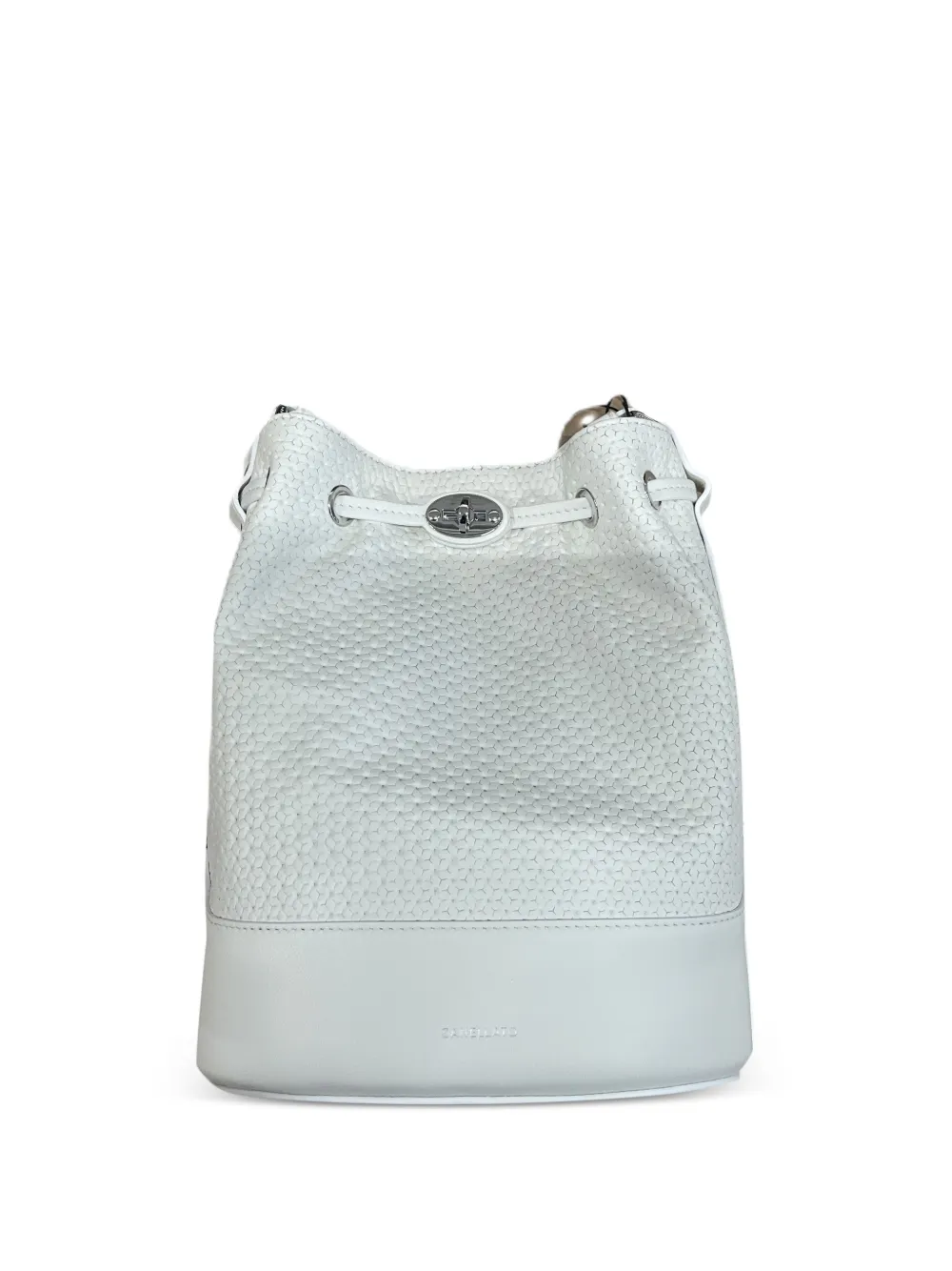 Zanellato small Monda leather bucket bag - Bianco