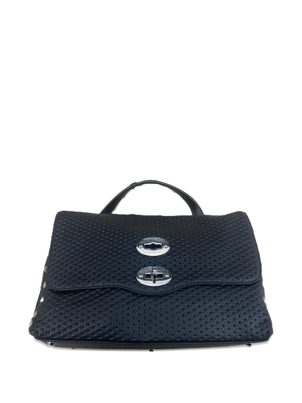 Zanellato small twist-lock tote bag - Zwart