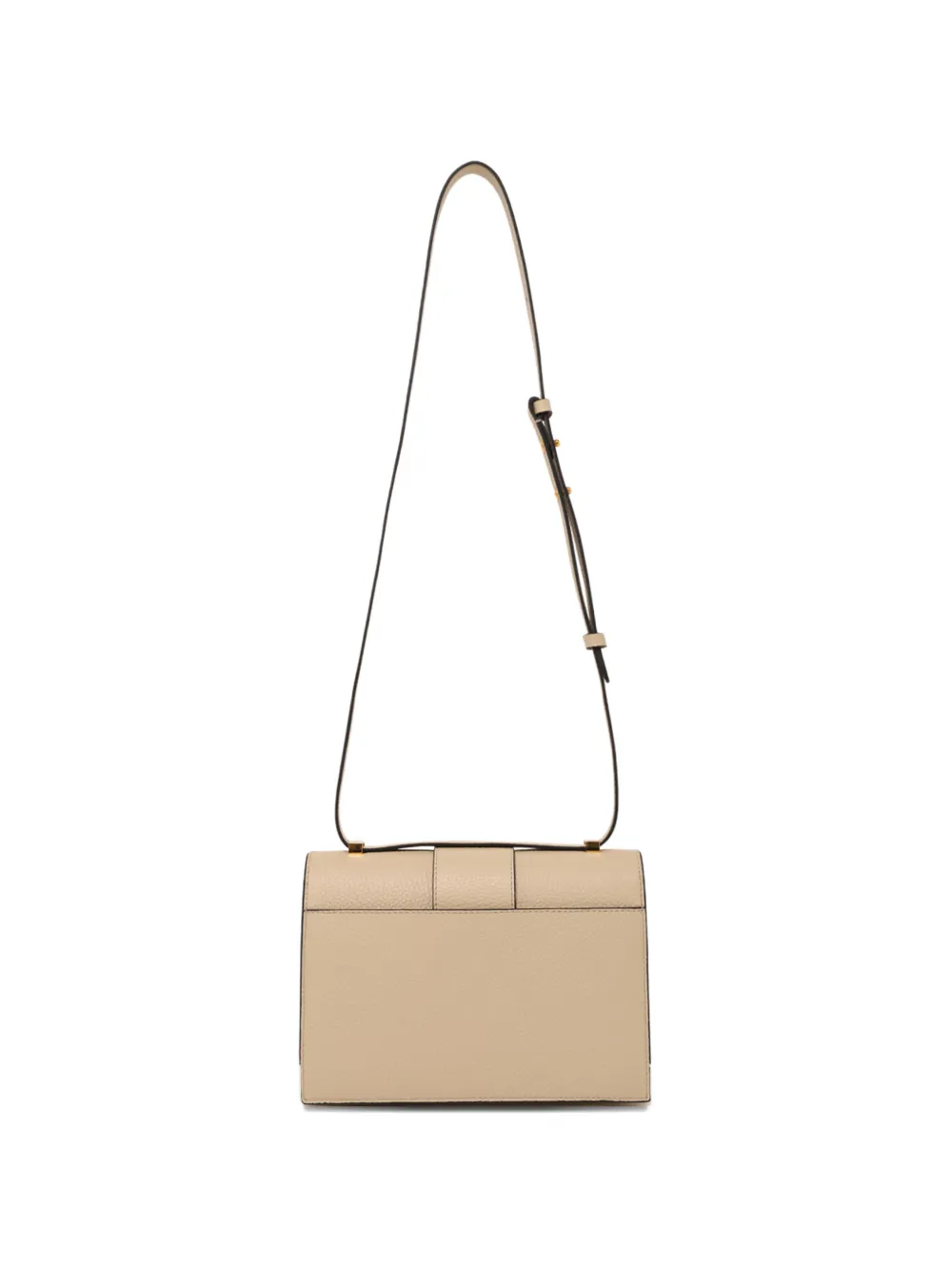 Coccinelle Arlettis leren schoudertas - Beige