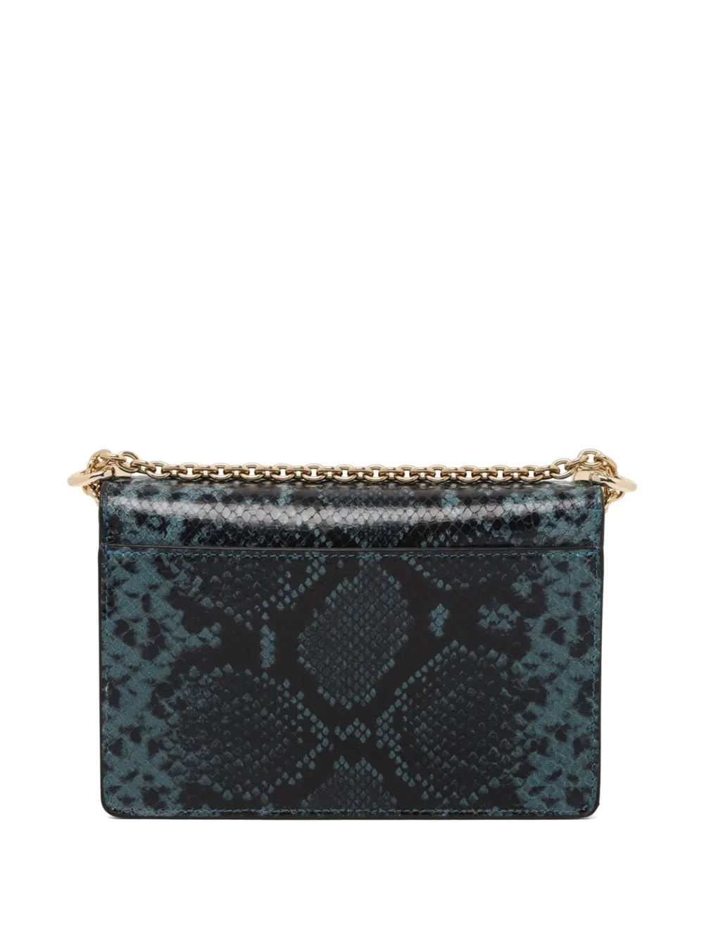 Furla snake-print shoulder bag - Nero