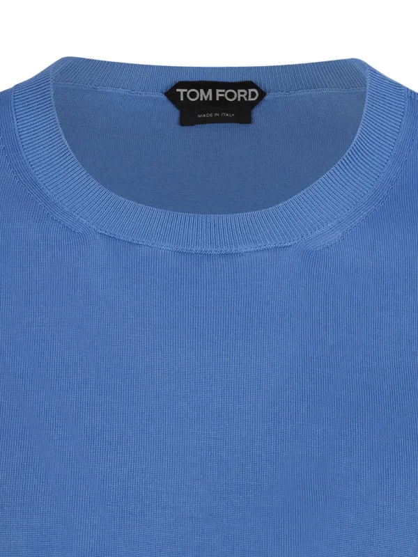TOM FORD クルーネック セーター | ブルー | FARFETCH JP