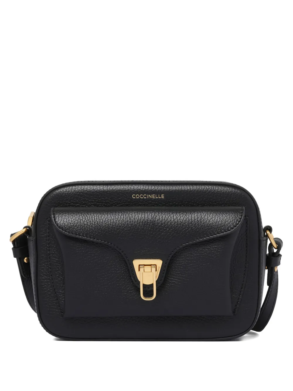 Coccinelle Borsa a tracolla con logo - Nero