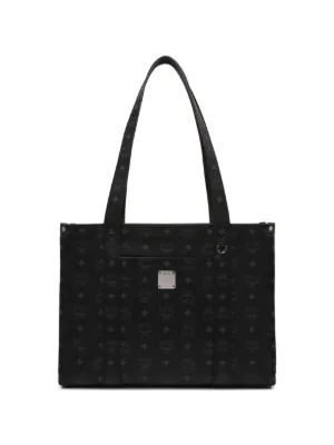 MCM ロゴ ハンドバッグ | ブラック | FARFETCH JP