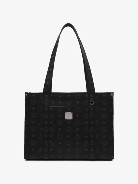 MCM large Aren School monogram-print tote bag