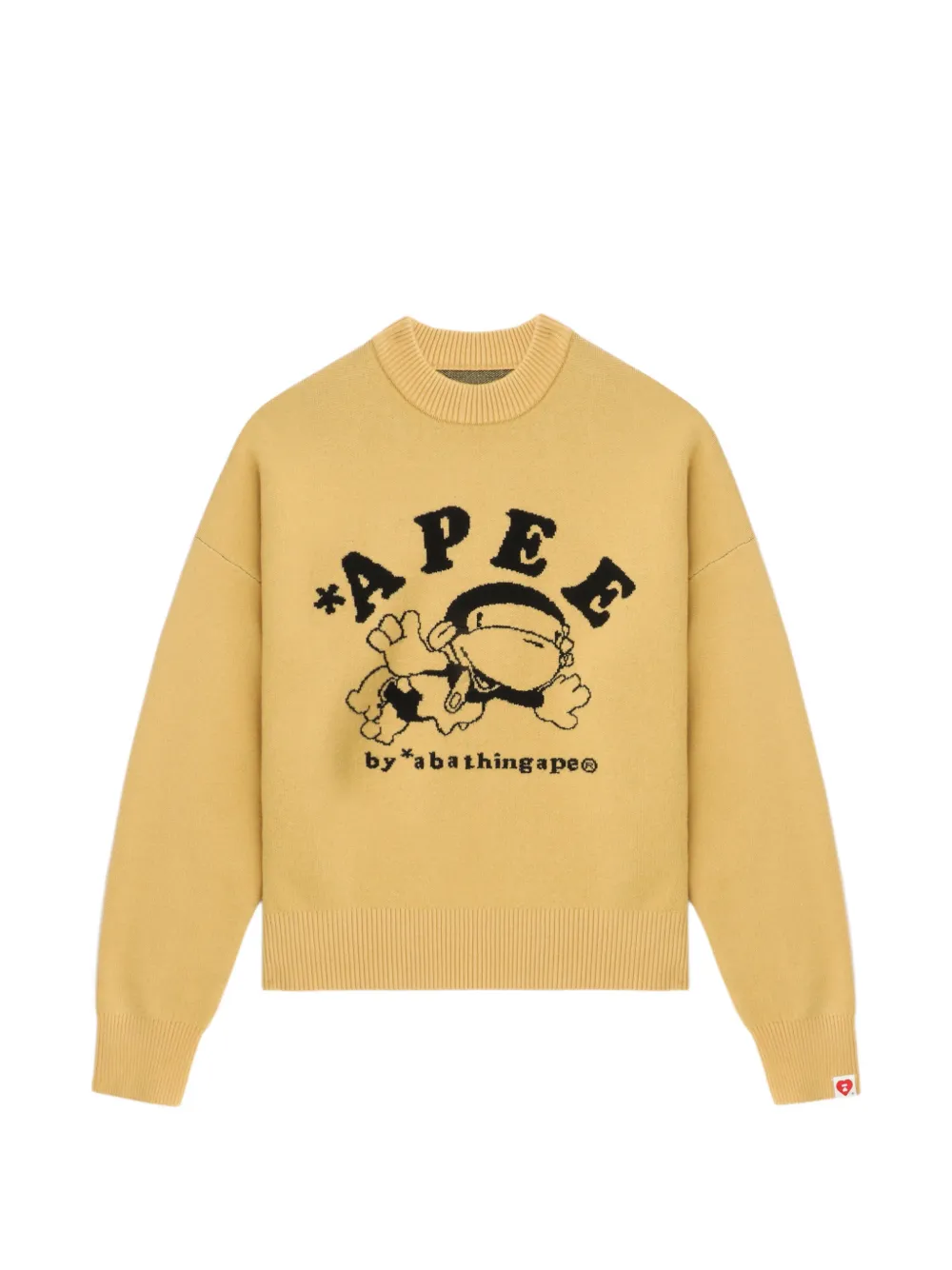 APEE™ by *A BATHING APE® graphic sweater - Giallo