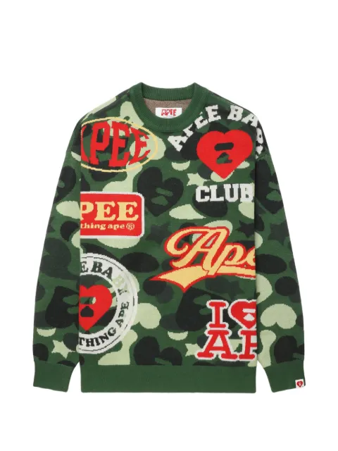 APEE™ by *A BATHING APE® suéter con estampado militar
