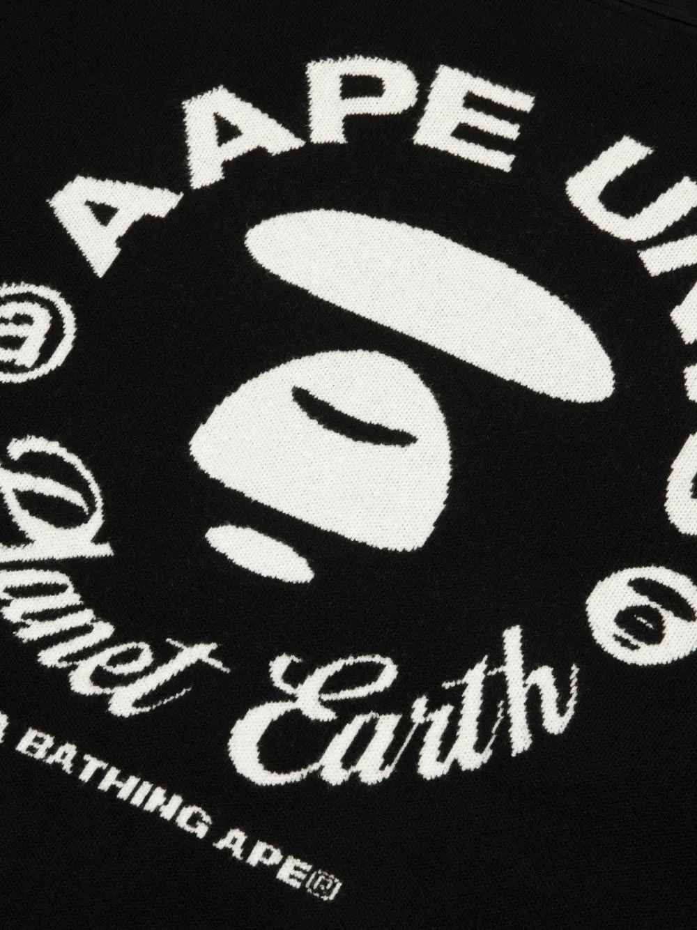 AAPE BY *A BATHING APE Vest met logodetail Zwart