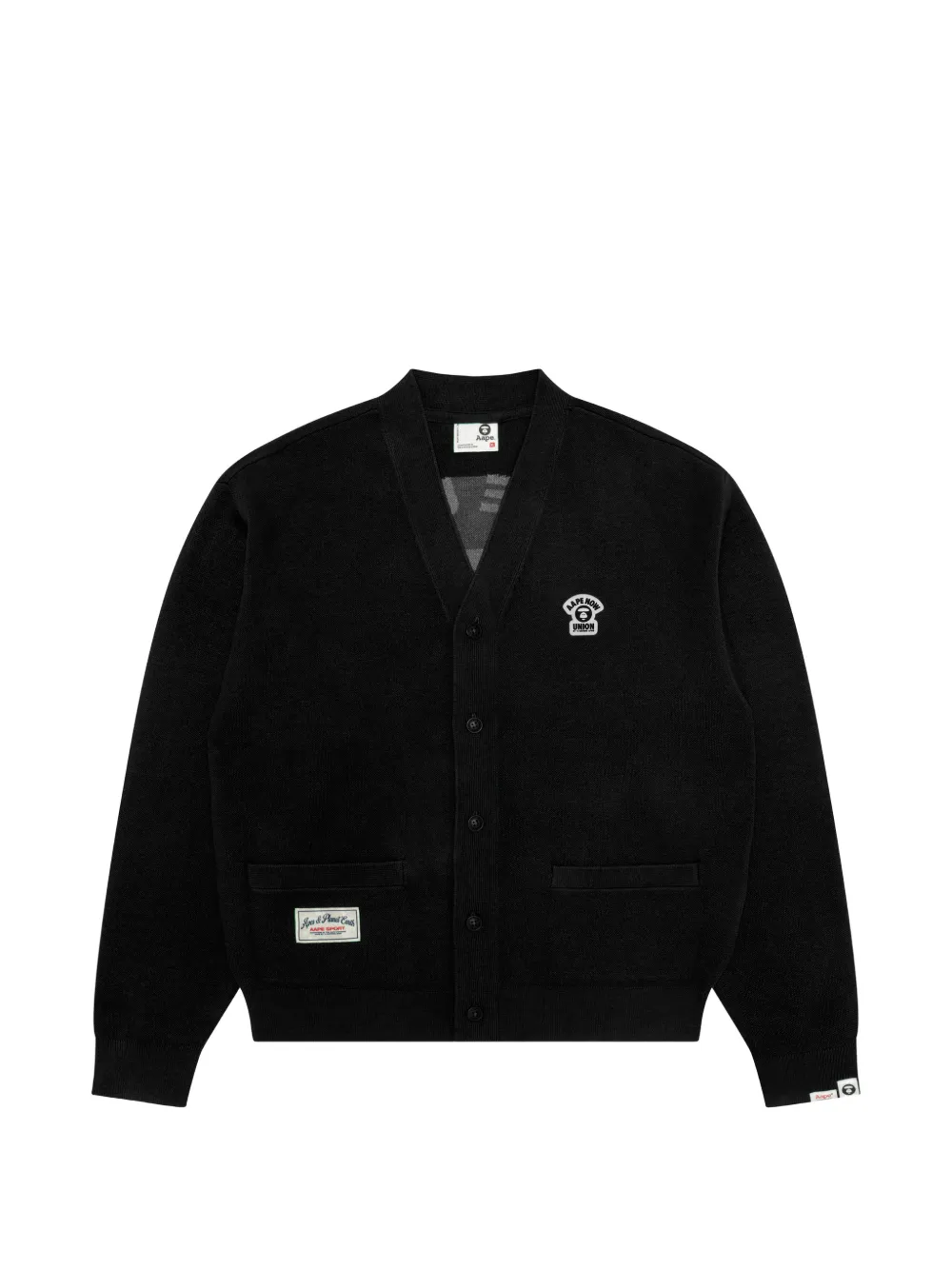 AAPE BY *A BATHING APE® logo-detail cardigan - Nero