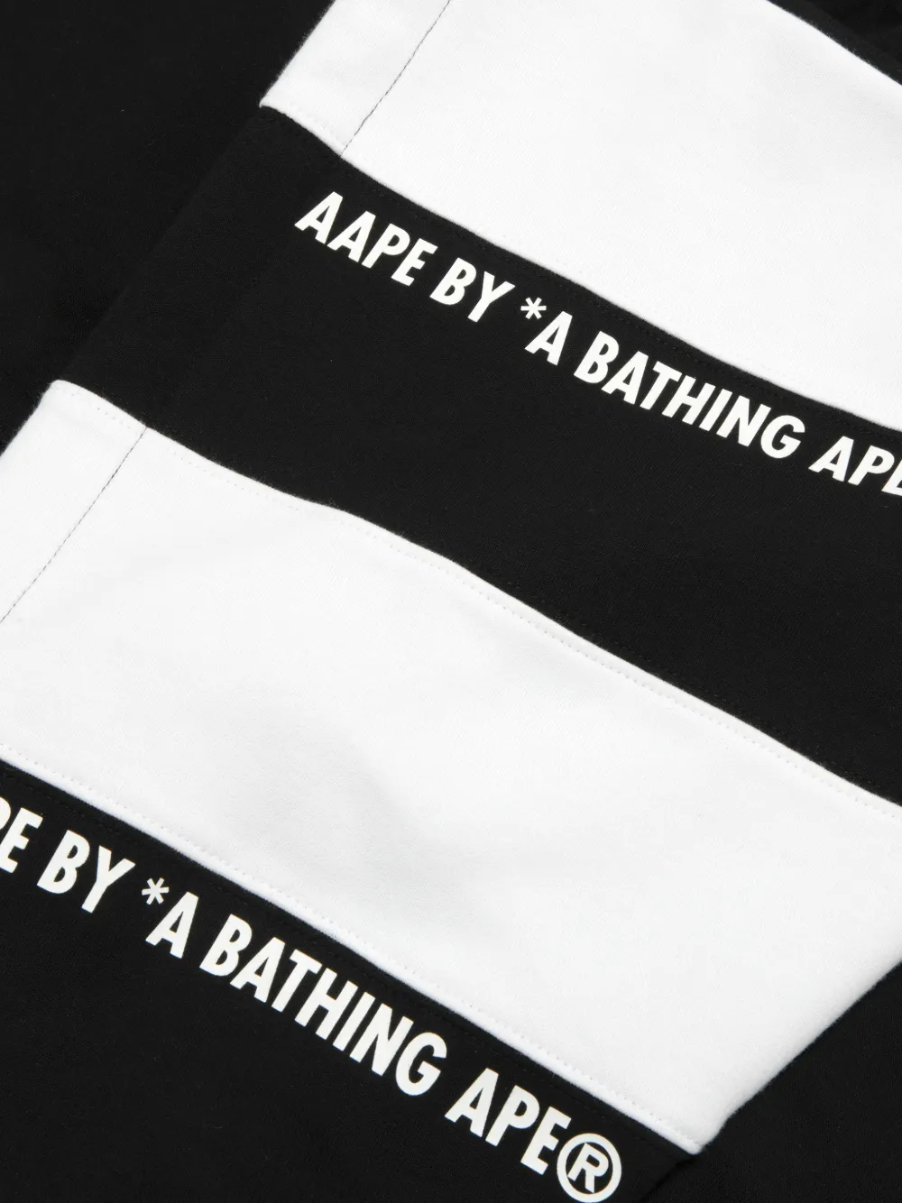 AAPE BY *A BATHING APE Gewatteerd jack Zwart