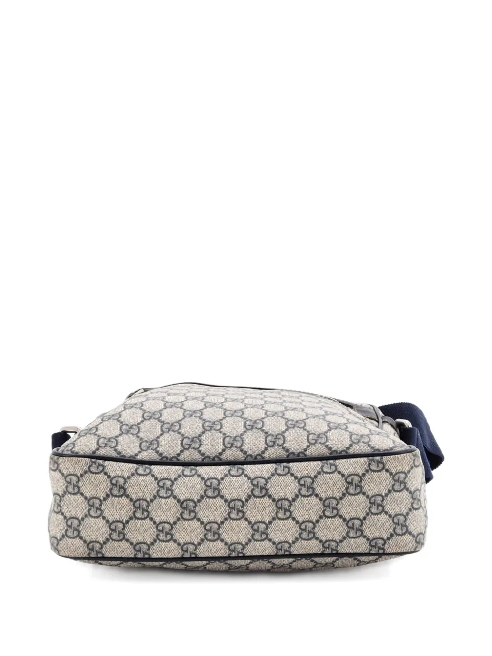 Front Zip Messenger Gg Coated Canvas Medium Crossbody Bag