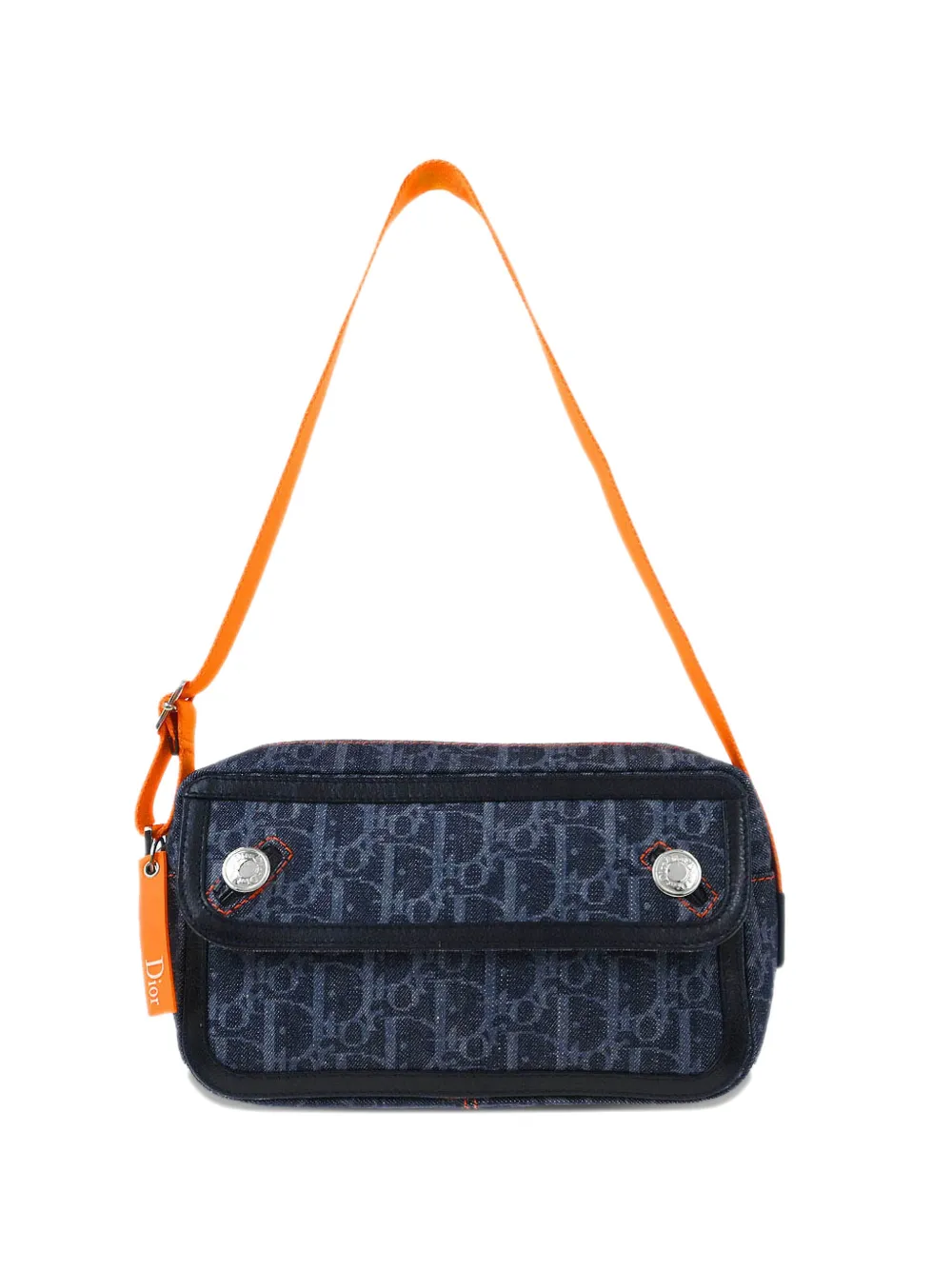 Christian Dior Pre-Owned 2005 Flight trotter-pattern shoulder bag - Blu