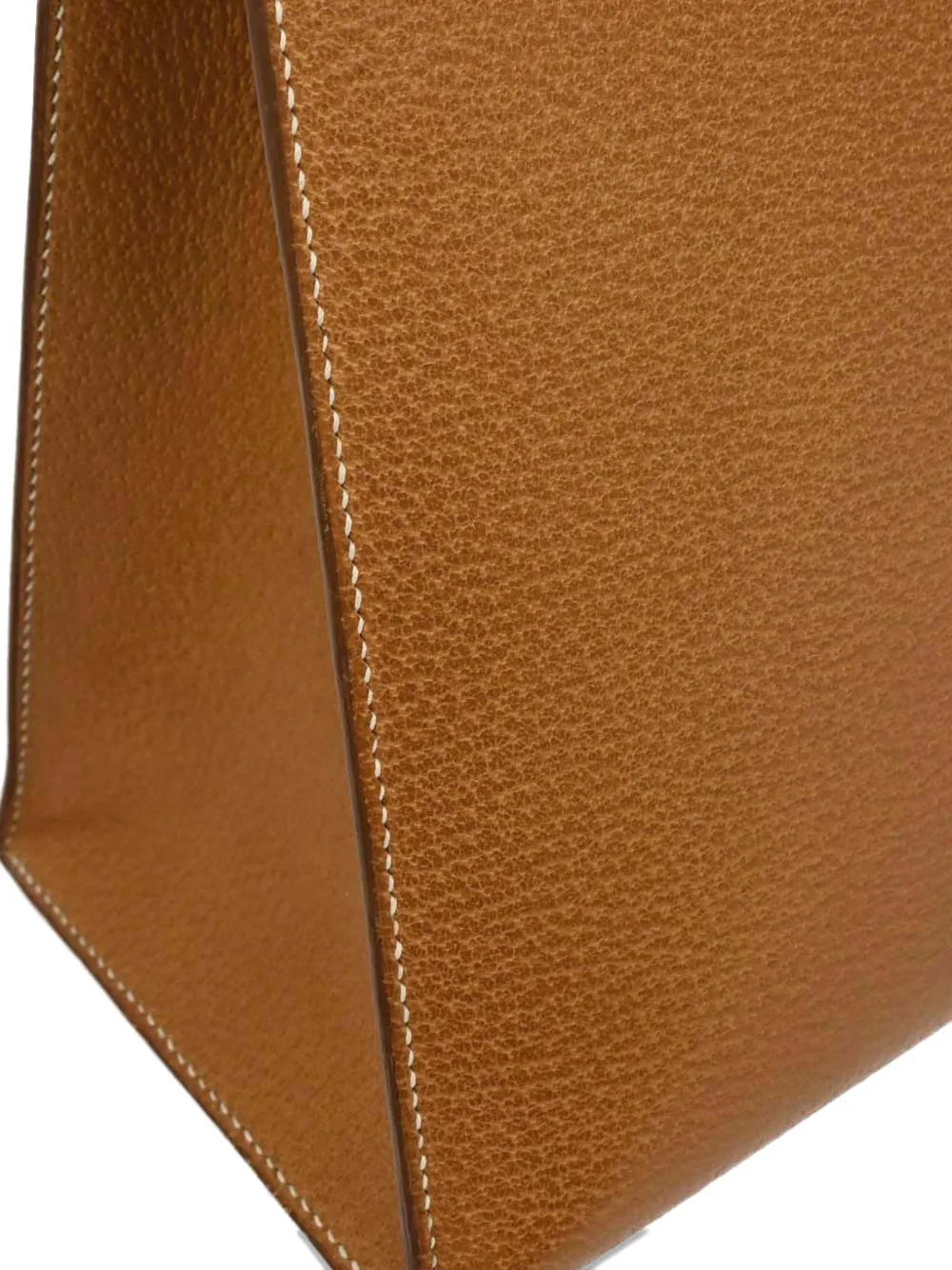 Hermès Pre-owned 1994 Pigskin Kelly 32 Sellier Handbag in Brown, view 3