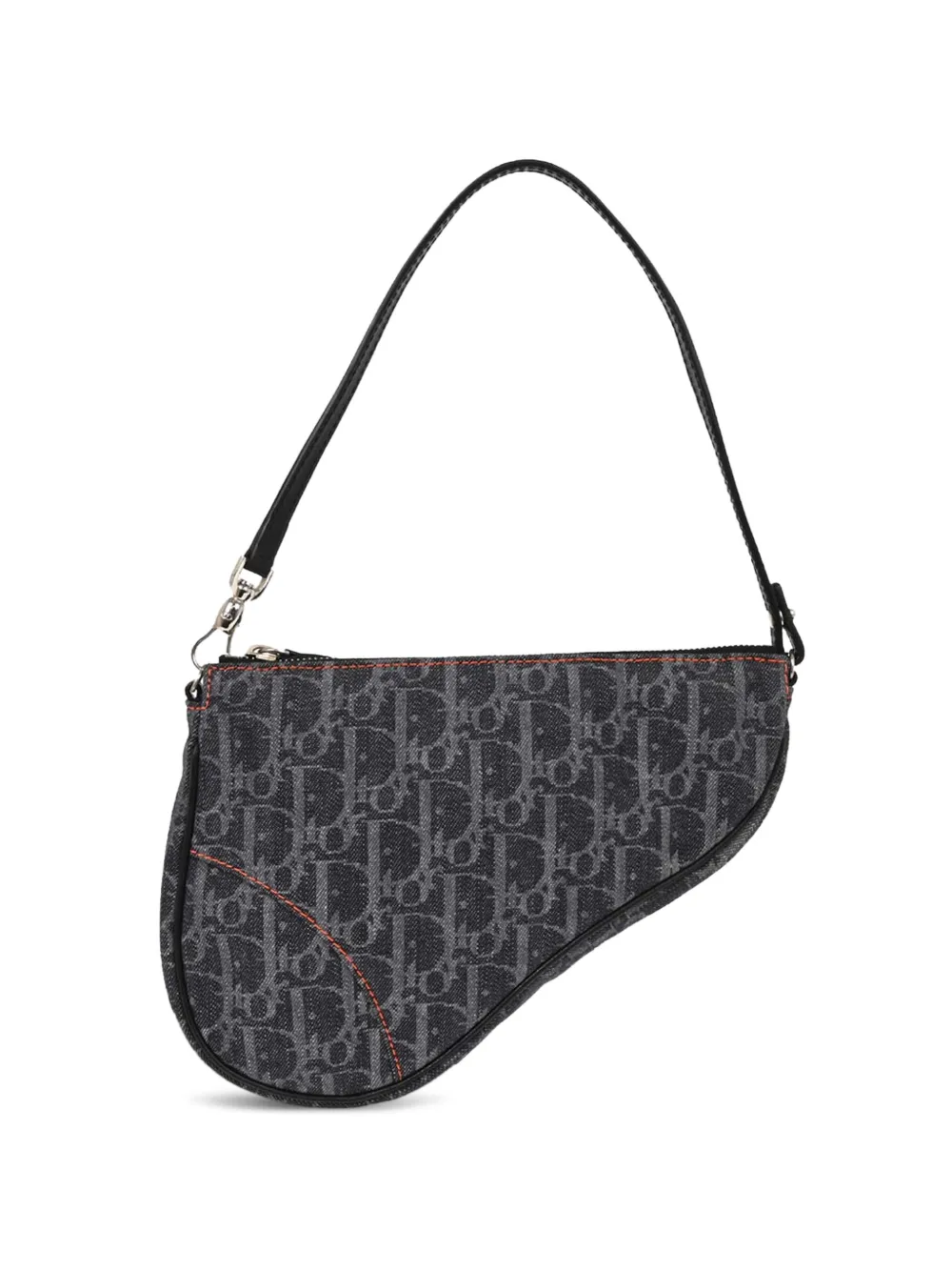 Christian Dior Pre-Owned 2005 trotter saddle handbag - Grau