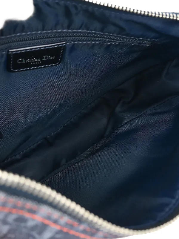 Christian Dior Pre-Owned 2005 Saddle Denim Shoulder Bag | Blue