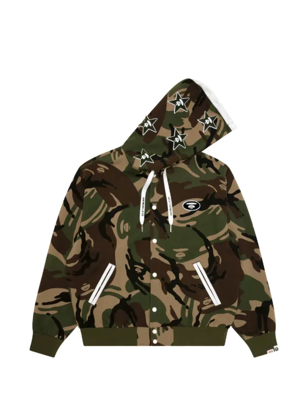 AAPE BY *A BATHING APE® カモフラージュ ジャケット | グリーン 