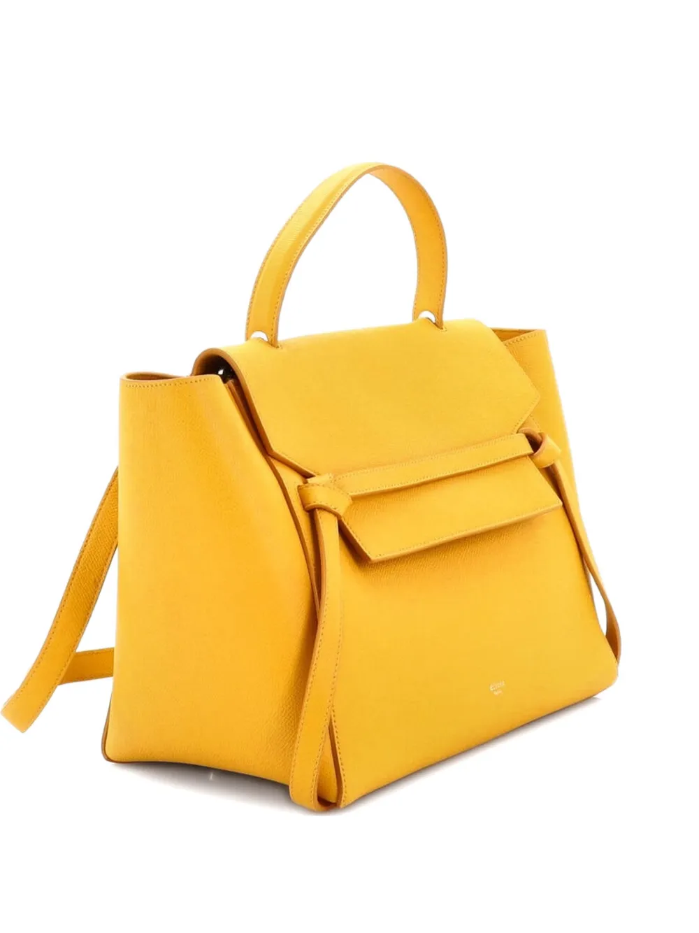Celine Pre-Owned Belt Bag Textured Leather Mini shoulder bag - Giallo