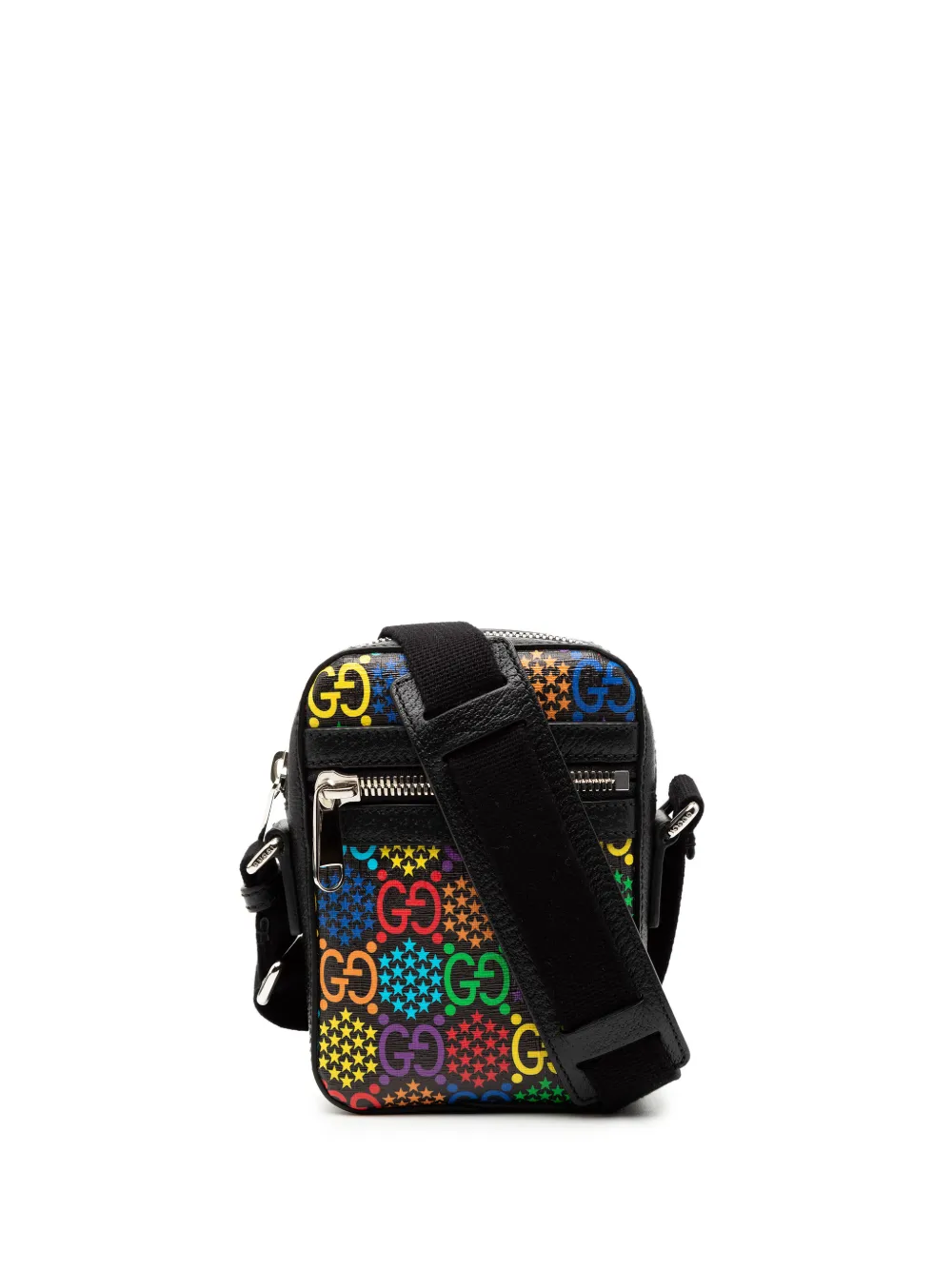 Gucci Pre-Owned 2016-2025 GG Supreme Psychedelic crossbody bag - Nero